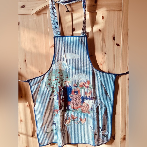 Adorable Pig Farm Apron OSFM Terry Cloth - Picture 7 of 16